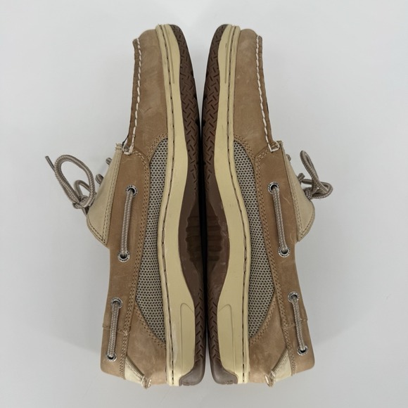 Sperry Billfish Mens 13 M Boat Shoes Brown Leather Classic Slip On Casual - Picture 7 of 9